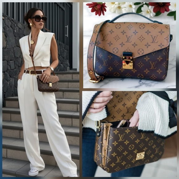 ​🌟 LOUIS VUITTON POCHETTE MÉTIS REVERSE MONOGRAM MM 🌟 - Picture 4 of 16